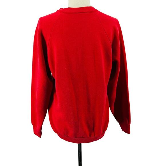 Vintage 90s usmc Sweatshirt Semper Fidelis Military Size Large Pullover - Picture 7 of 8